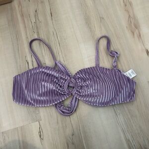 dippin daisy’s purple bikini top